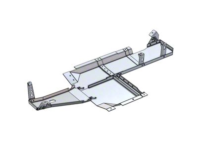 Next Venture Motorsports Belly Skid Plates; Bare Aluminum (12-18 Jeep Wrangler JK 4-Door w/ Automatic Transmission)