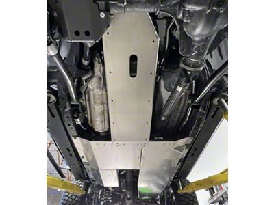Next Venture Motorsports Belly Skid Plates with Rear Exhaust and DEF Skid Plates; Bare Aluminum (20-23 3.0L EcoDiesel Jeep Wrangler JL)