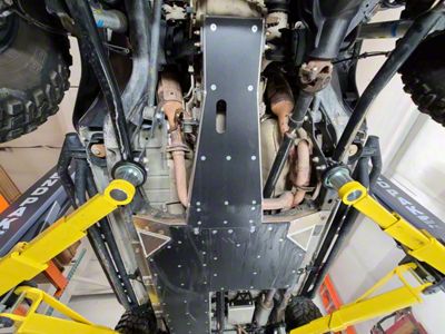 Next Venture Motorsports Belly Skid Plates; UHMW Coated (12-18 Jeep Wrangler JK 4-Door w/ Automatic Transmission)