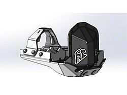 Next Venture Motorsports Front Differential Skid Plate; Bare Metal (18-25 2.0L or 3.6L Jeep Wrangler JL w/o Xtreme Recon Package)