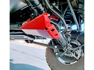 Next Venture Motorsports Rear Differential Skid Plate; Bare Metal (18-25 Jeep Wrangler JL)