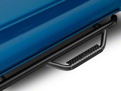 N-Fab Wheel 2 Wheel Nerf Side Step Bars; Textured Black (16-23 Tacoma Double Cab)