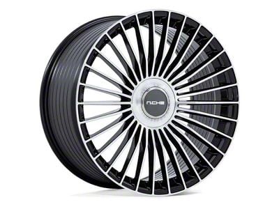 Niche Serene Gloss Black with Machined Face 6-Lug Wheel; 24x10; 30mm Offset (16-23 Tacoma)