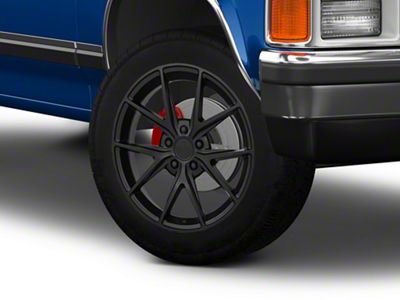 Niche Misano Matte Black Wheel; 18x8; 40mm Offset (84-01 Jeep Cherokee XJ)