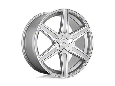 Niche Carina Anthracite and Brushed Tinted Clear Wheel; 20x10.5; 40mm Offset (93-98 Jeep Grand Cherokee ZJ)