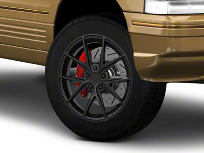Niche Misano Matte Black Wheel; 18x8; 40mm Offset (93-98 Jeep Grand Cherokee ZJ)