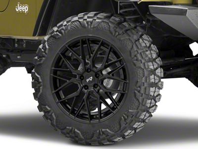 Niche Gamma Gloss Black Wheel; 19x8.5; 35mm Offset (97-06 Jeep Wrangler TJ)