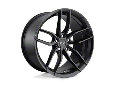 Niche Vosso Matte Black Wheel; 22x9; 38mm Offset (07-18 Jeep Wrangler JK)