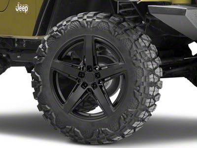 Niche Teramo Matte Black Wheel; 20x10.5; 20mm Offset (97-06 Jeep Wrangler TJ)
