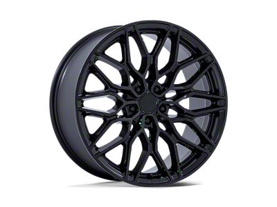 Niche Calabria 5 Matte Black Wheel; 22x9; 38mm Offset (87-95 Jeep Wrangler YJ)