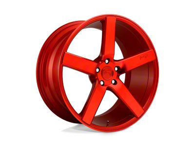 Niche Milan Candy Red Wheel; 20x10; 40mm Offset (87-95 Jeep Wrangler YJ)