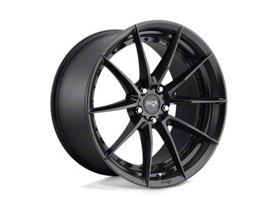 Niche Sector Matte Black Wheel; 19x8.5; 35mm Offset (87-95 Jeep Wrangler YJ)