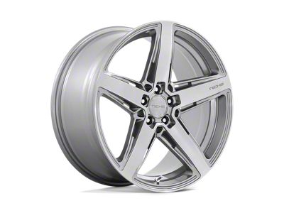 Niche Teramo Anthracite Brushed Face Tint Clear Wheel; 20x11; 45mm Offset (87-95 Jeep Wrangler YJ)