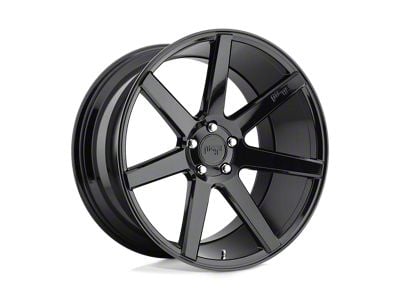 Niche Verona Gloss Black Wheel; 18x8; 40mm Offset (87-95 Jeep Wrangler YJ)
