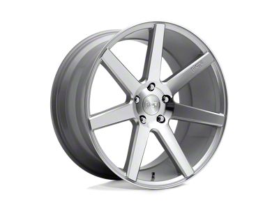 Niche Verona Gloss Silver Machined Wheel; 20x10; 40mm Offset (87-95 Jeep Wrangler YJ)