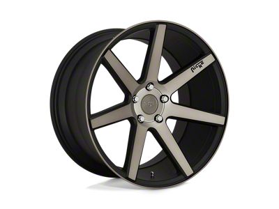 Niche Verona Matte Black Machined Wheel; 19x9.5; 35mm Offset (87-95 Jeep Wrangler YJ)