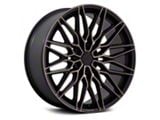 Niche Calabria 6 Matte Black Machined Dark Tint 6-Lug Wheel; 20x9.5; 30mm Offset (16-24 Titan XD)