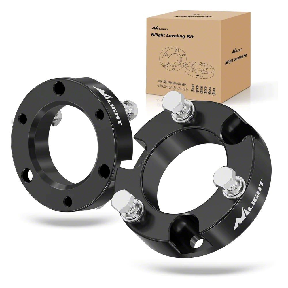 thumbnail image 2 of Wiskge 0.5 Inch Front Leveling Lift Kit For Lexus GX470 (02-09) & GX460 (10-23) – Steel Spacers 2 of 5