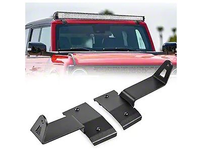 50-Inch LED Light Bar Windshield Mounting Brackets (21-25 Bronco)