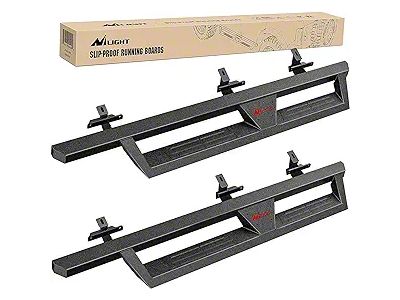 Drop Side Step Bars; Black (21-25 Bronco 4-Door)
