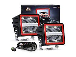 3-Inch Cube LED Pod Lights; Spot Beam (Universal; Some Adaptation May Be Required)