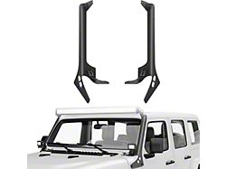 52-Inch Light Bar and Pod Light Windshield Frame Mounting Brackets (20-25 Jeep Gladiator JT, Excluding Mojave)