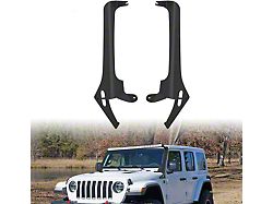 52-Inch Light Bar Windshield Frame Mounting Brackets (20-25 Jeep Gladiator JT, Excluding Mojave)