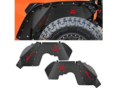 Inner Fender Liners; Front (20-25 Jeep Gladiator JT)