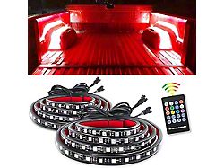 RGB Truck Bed LED Light Strip Kit; 60-Inch (Universal; Some Adaptation May Be Required)