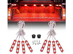 24-LED Rock Lights; Red (Universal; Some Adaptation May Be Required)