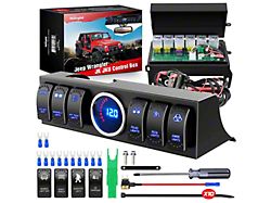 6-Gang Rocker Switch Circuit Control System (07-18 Jeep Wrangler JK)