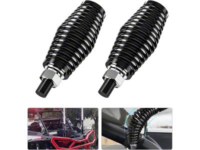 Heavy Duty Barrel Spring Mounting Base for Whip Light; Pair
