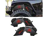 Inner Fender Liners; Front (07-18 Jeep Wrangler JK)