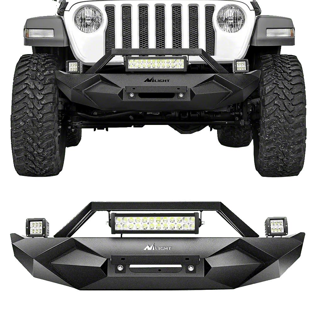 PUTCO LEDラングラーJK 10Aバンパー nilight-jeep-wrangler-stubby-