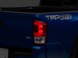 OE Style Tail Light; Chrome Housing; Red Lens; Passenger Side (16-23 Tacoma)