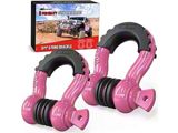 3/4-Inch D-Rings; Pink