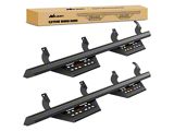 3.60-Inch Drop Side Step Bars; Black (07-21 Tundra CrewMax)