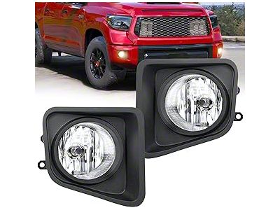 Fog Lights; Clear (14-21 Tundra)