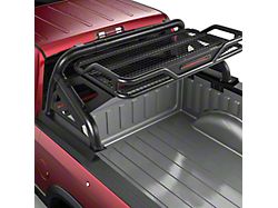 Truck Bed Chase Rack Roll Bar Cargo Carrier Basket; Black (14-25 Tundra)