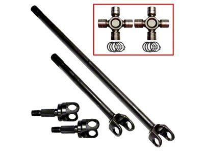 Nitro Gear & Axle 30-Spline Dana 30 Front Axle Kit (07-18 Jeep Wrangler JK, Excluding Rubicon)