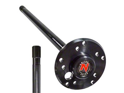 Nitro Gear & Axle 35-Spline Dana 44 Rear Axle Shaft Upgrade; Driver Side (97-06 Jeep Wrangler TJ)