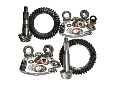 Nitro Gear & Axle Dana 30 Front Axle/44 Rear Axle Ring and Pinion Gear Kit; 5.13 Gear Ratio (97-06 Jeep Wrangler TJ)
