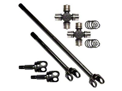 Nitro Gear & Axle Dana 44 Front Axle Kit with Nitro Excalibur U-Joints; 32/35-Spline (07-18 Jeep Wrangler JK Rubicon)