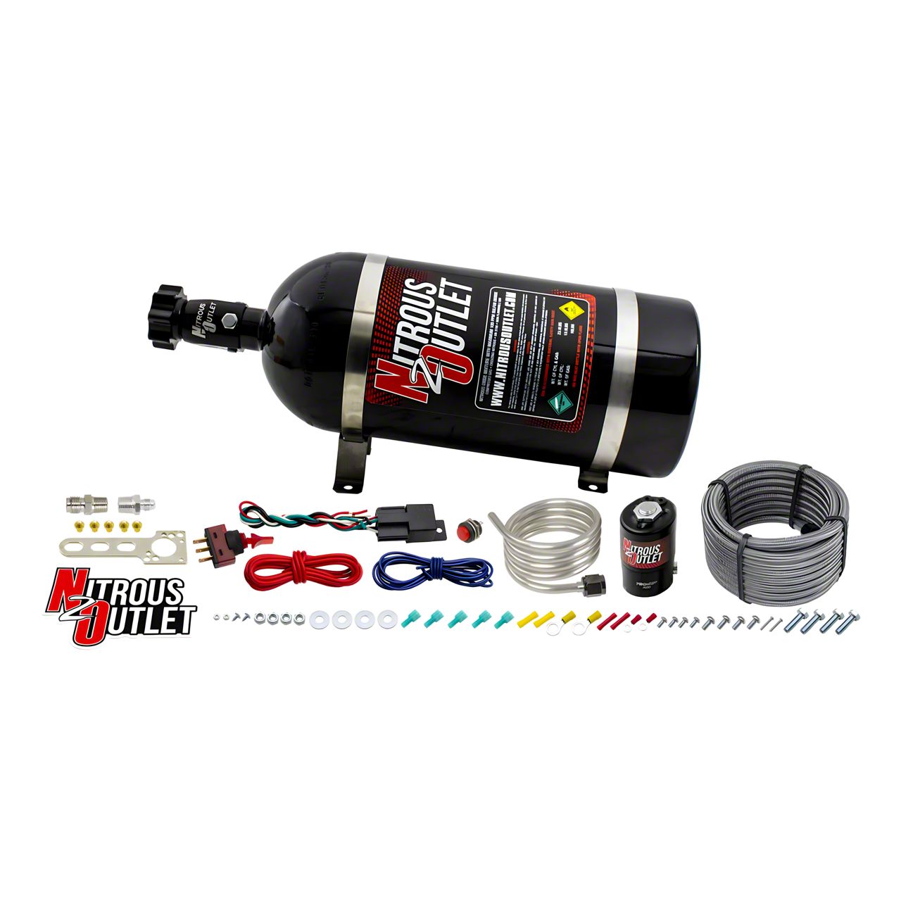 Nitrous Outlet Jeep Wrangler Big Show Stand Alone Purge Kit 0062006