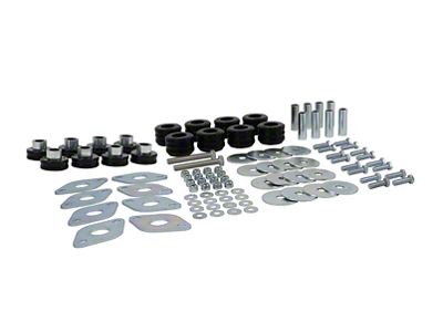 Nolathane Body Mount Bushing Kit with Hardware (07-18 Jeep Wrangler JK 2-Door)