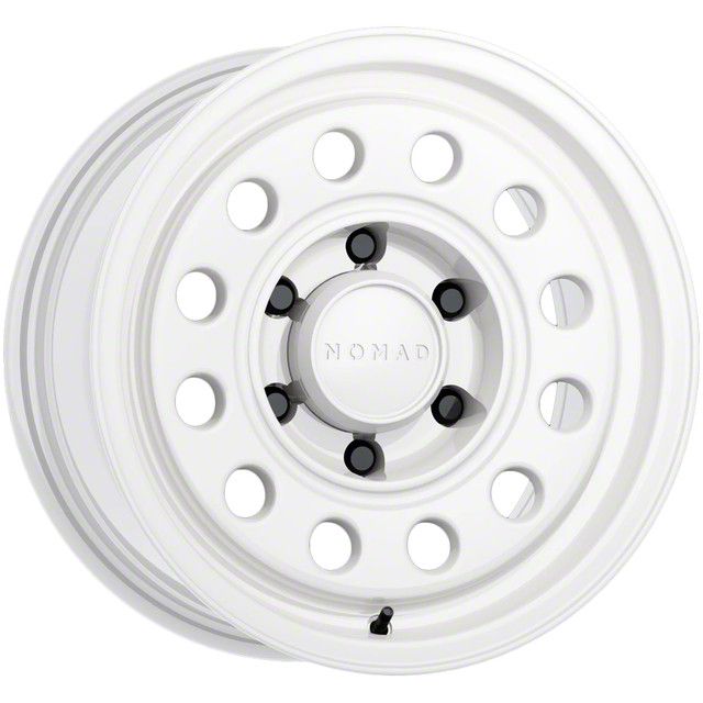 Black Rhino Bronco Solid Gloss White 6-Lug Wheel; 17x9.5 Black Rhino Bronco Solid Gloss White 6-Lug Wheel; 17x9.5