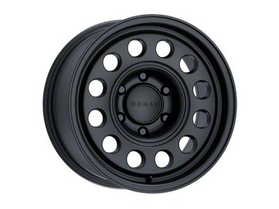 Nomad Wheels Convoy Satin Black 6-Lug Wheel; 17x8.5; -10mm Offset (16-23 Tacoma)