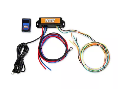 NOS Plate Wet Nitrous System; Black Bottle (18-20 Jeep Grand Cherokee WK2 Trackhawk)