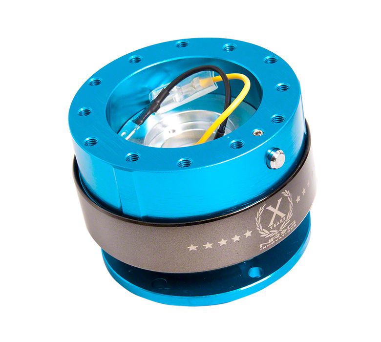 NRG SRK-200BL Steering Wheel Ball Lock Quick Release Adaptor Kit Gen 2.0 (Blue Body W/Titanium Ring) : Buy Online At Best Price In KSA - Souq Is Now - Foto 2