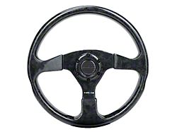 NRG Innovations 350mm Light Weight Steering Wheel; Forged Carbon (Universal; Some Adaptation May Be Required)
